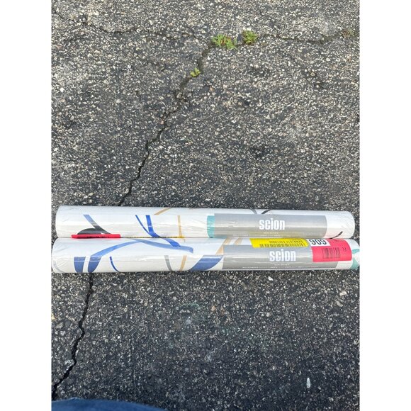 NEW Scion Oxalis Zanzibar Wallpaper Papaya/Honey Lot of 2 Rolls 11 Yards each - Picture 6 of 15